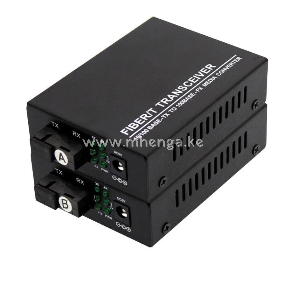 Gigabit Ethernet Media Converter Single Mode Dual Sc Fiber 1000Base-Lx To 10/100/1000Base-Tx Up