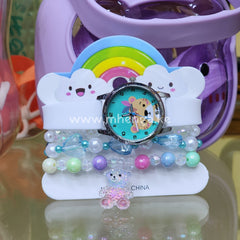 Girls Ladies Watch With Bracelets And Charms