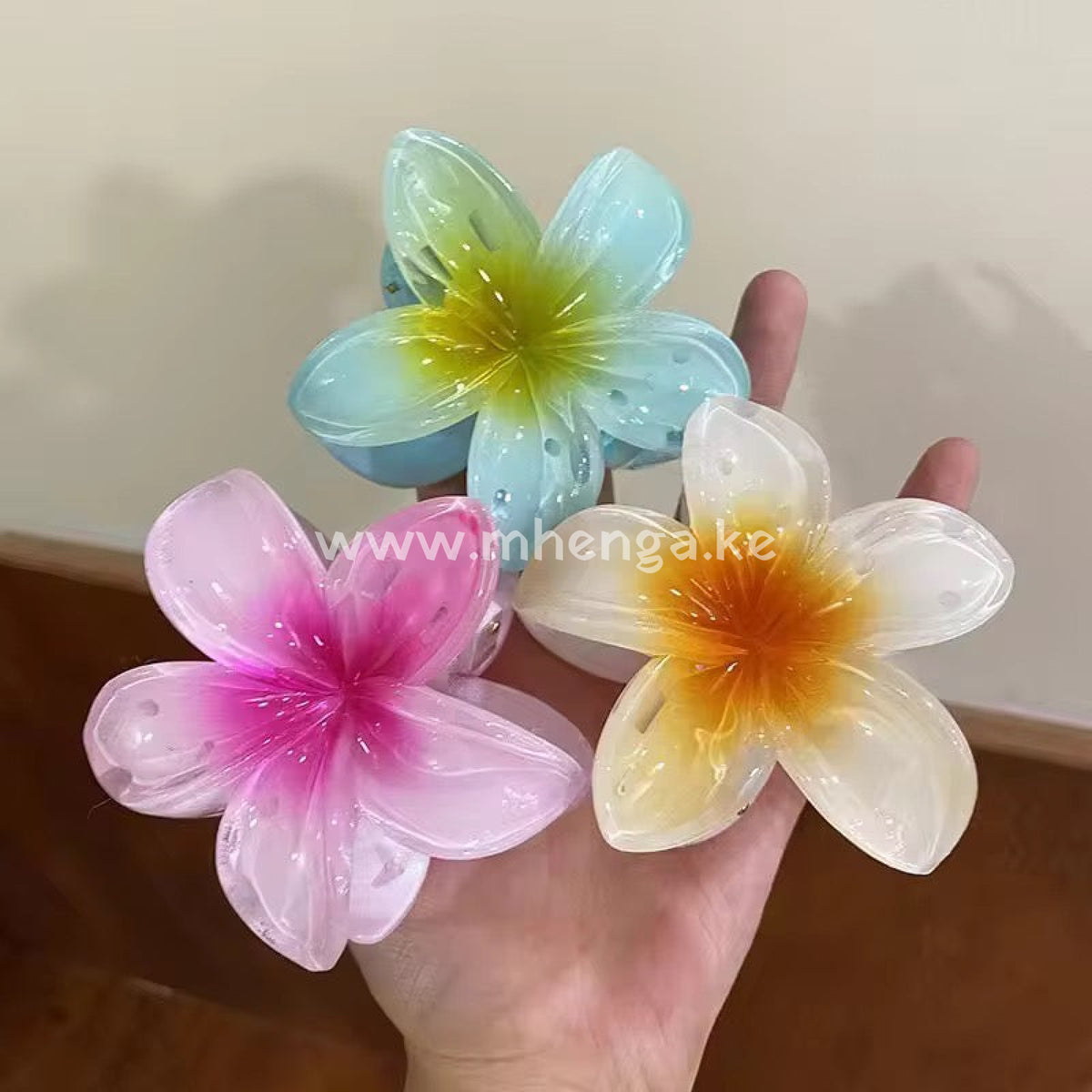 Hair Clip Resin Flower