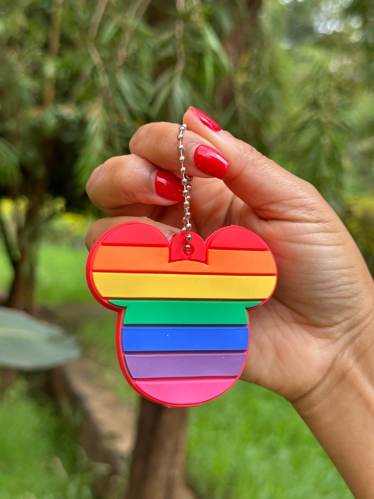 Key holder rainbow