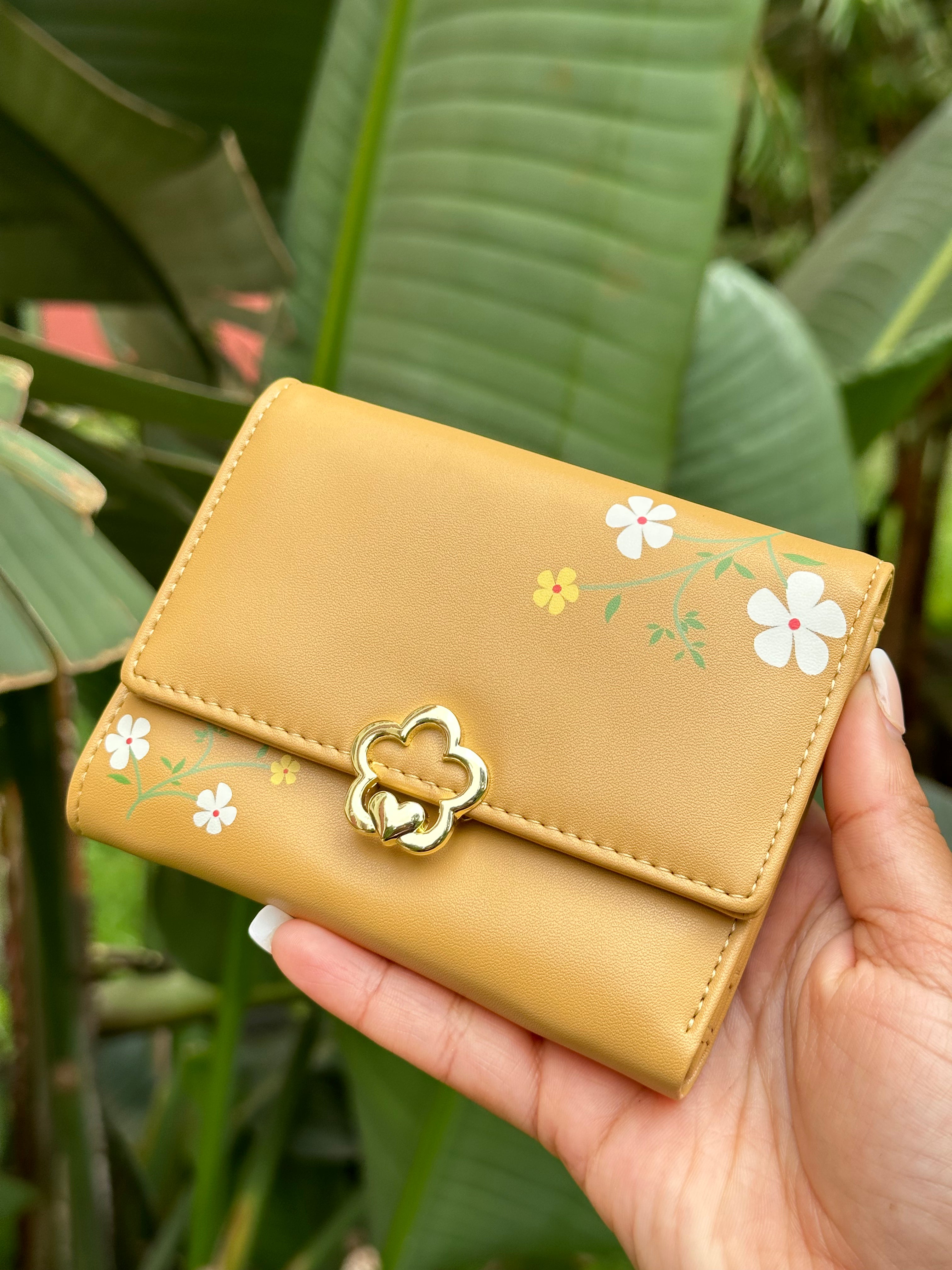 Wallet flowers mini wallet