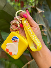Key holder with duck purse