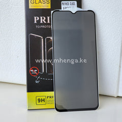 Infinix Hot 8 / A12 Screen Protector Glass 9H Privacy For Samsung A 12 Hot8