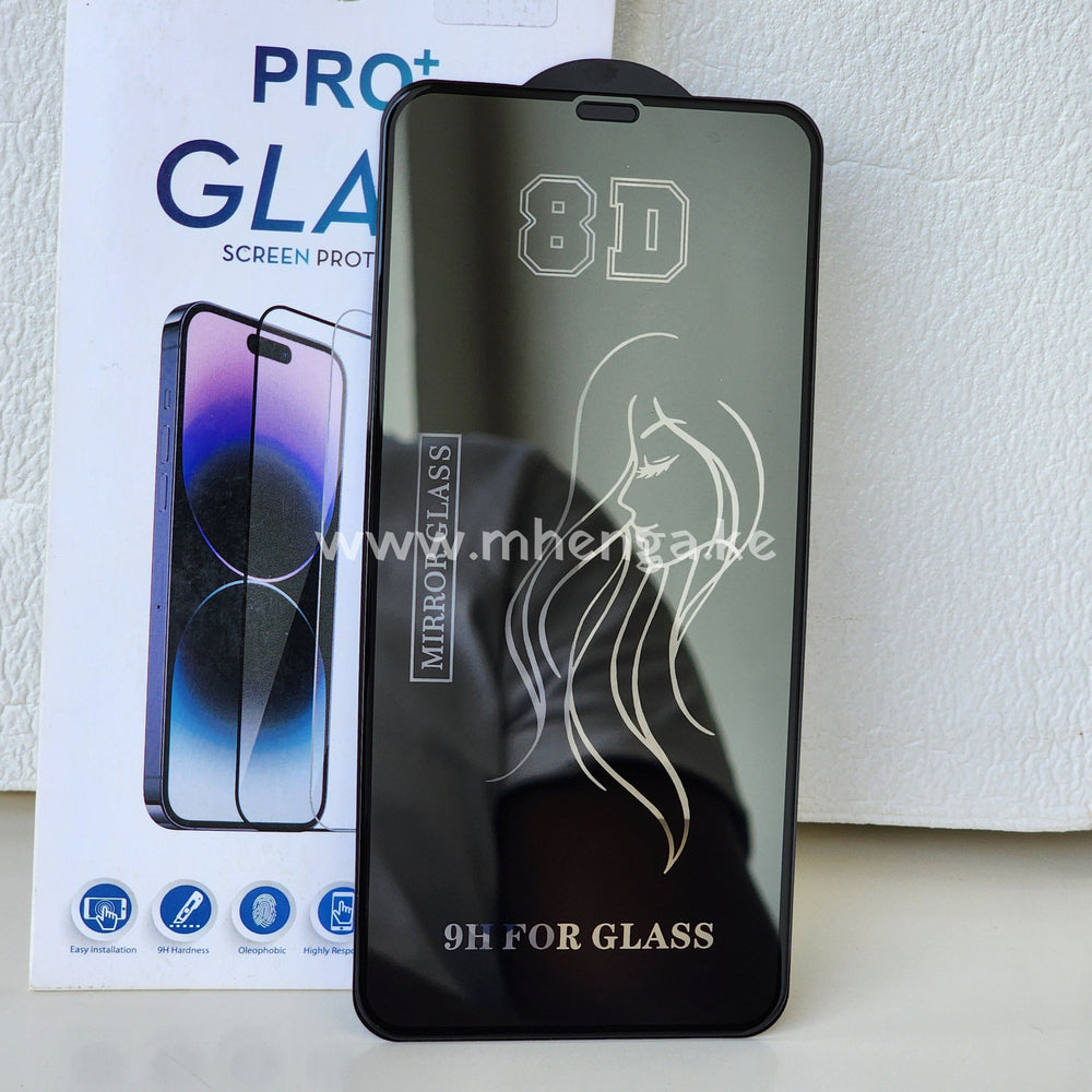 Iphone 11 Pro Max Screen Protector Phone Glass Protectors 9H 8D Mirror