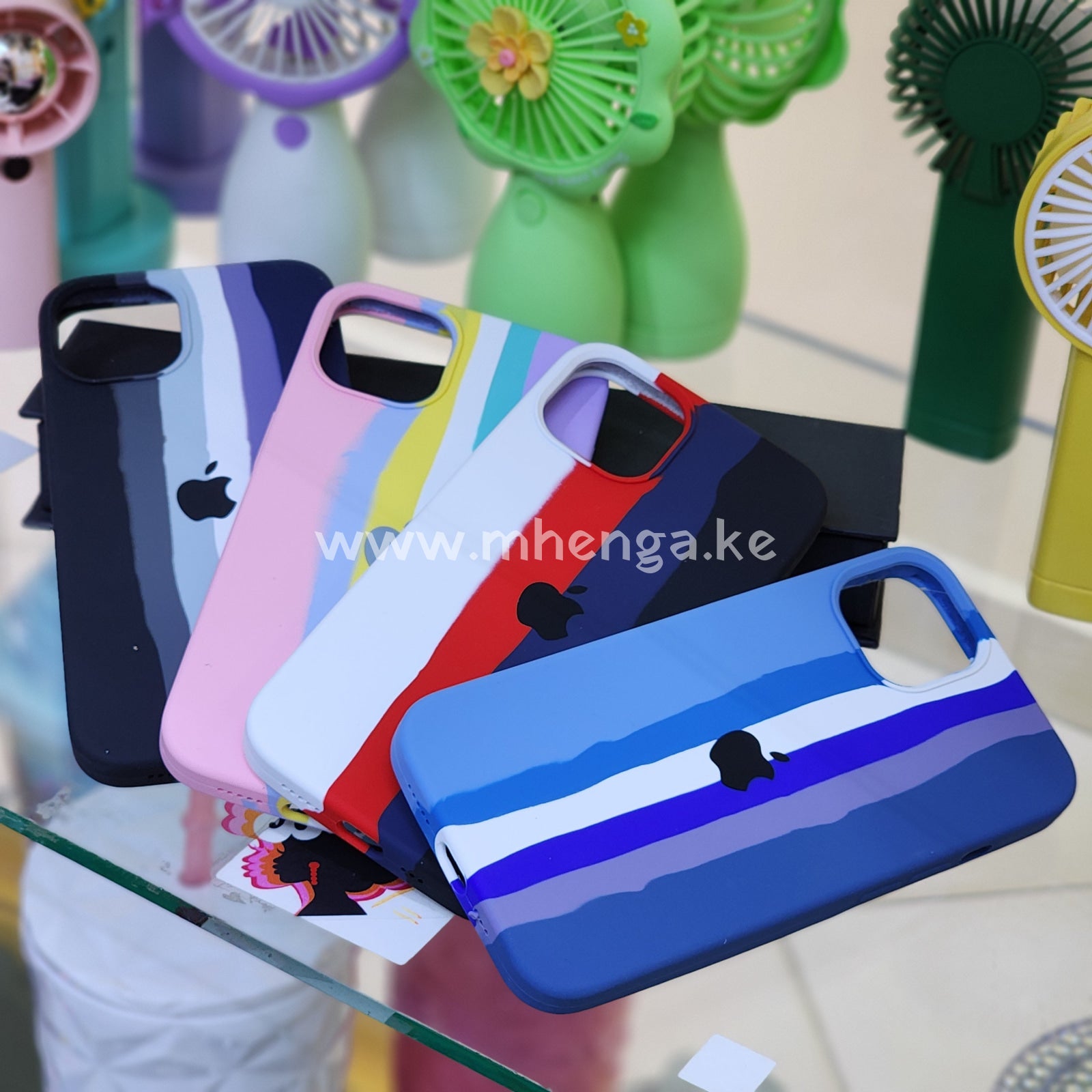 Iphone 13 Rainbow Silicone Phone Case Covers