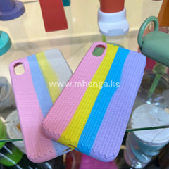 Iphone X / Xs Ribbed Phone Cases Cute Case Silicone