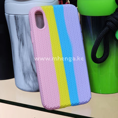 Iphone X / Xs Ribbed Phone Cases Cute Case Silicone