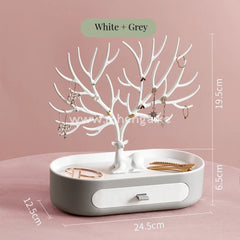 Jewelry Organizer Creative Deer Rack Table Too Antler Tree Earrings Neck Display