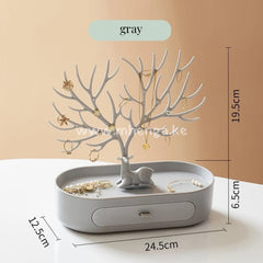 Jewelry Organizer Creative Deer Rack Table Too Antler Tree Earrings Neck Display