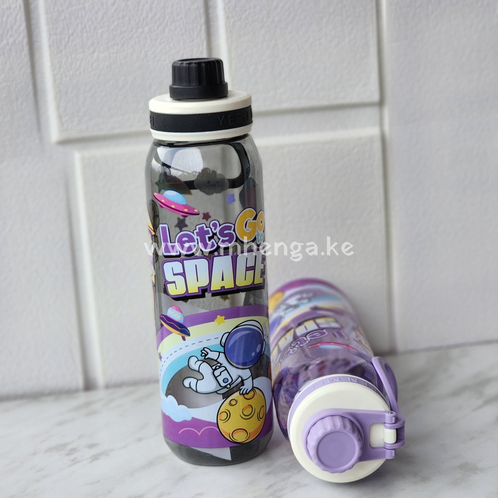 Kids Space Water Bottles With Top Handle