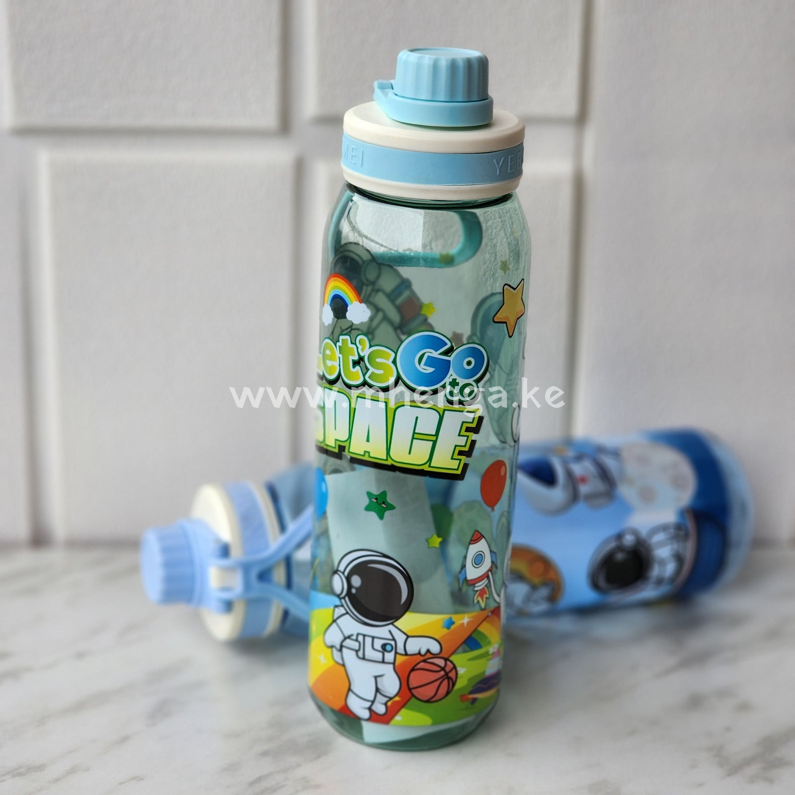 Kids Space Water Bottles With Top Handle