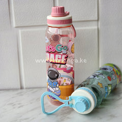 Kids Space Water Bottles With Top Handle