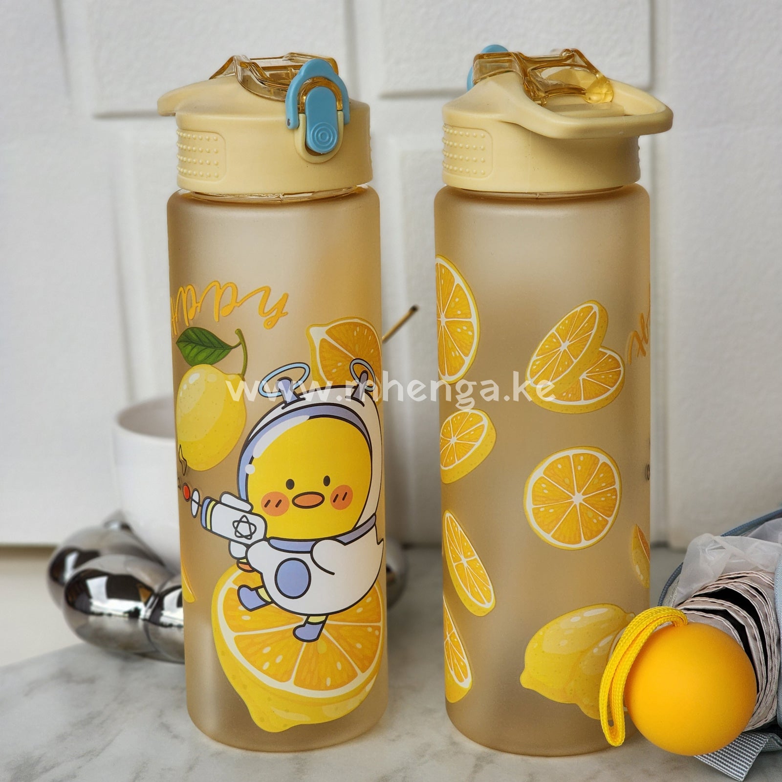 Kids Water Bottle Cute Fruits Cartoon Bottles