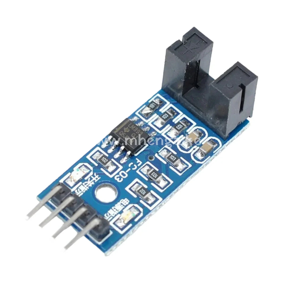 Lm393 Chip Motor Measuring Comparator Speed Sensor Module Slot Type Ir Optocoupler For Mcu Arduino