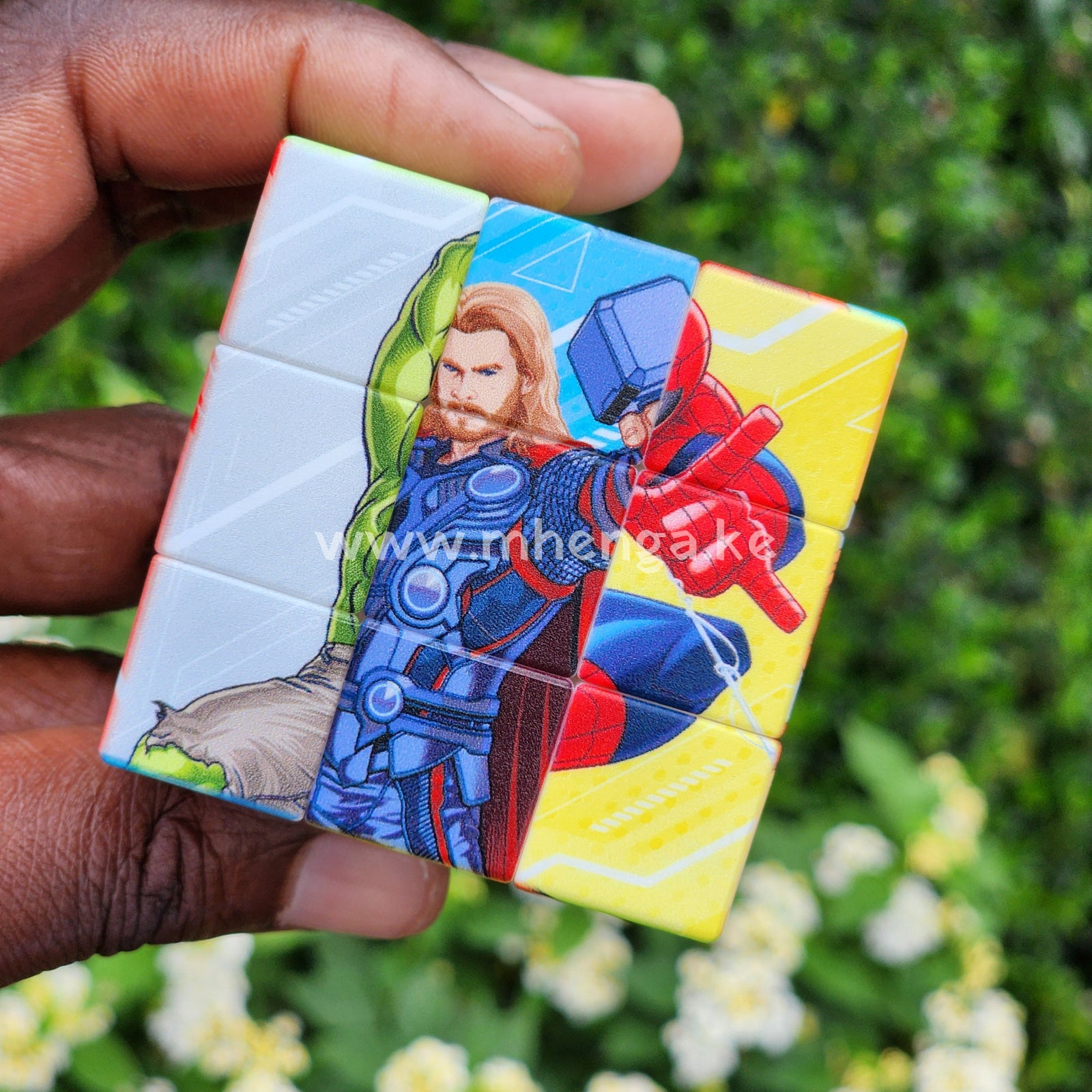 Magic Cube 3X3 For Girls Pink Color And Smooth Stickerless Game Brain Kids - Educational Smart Fun