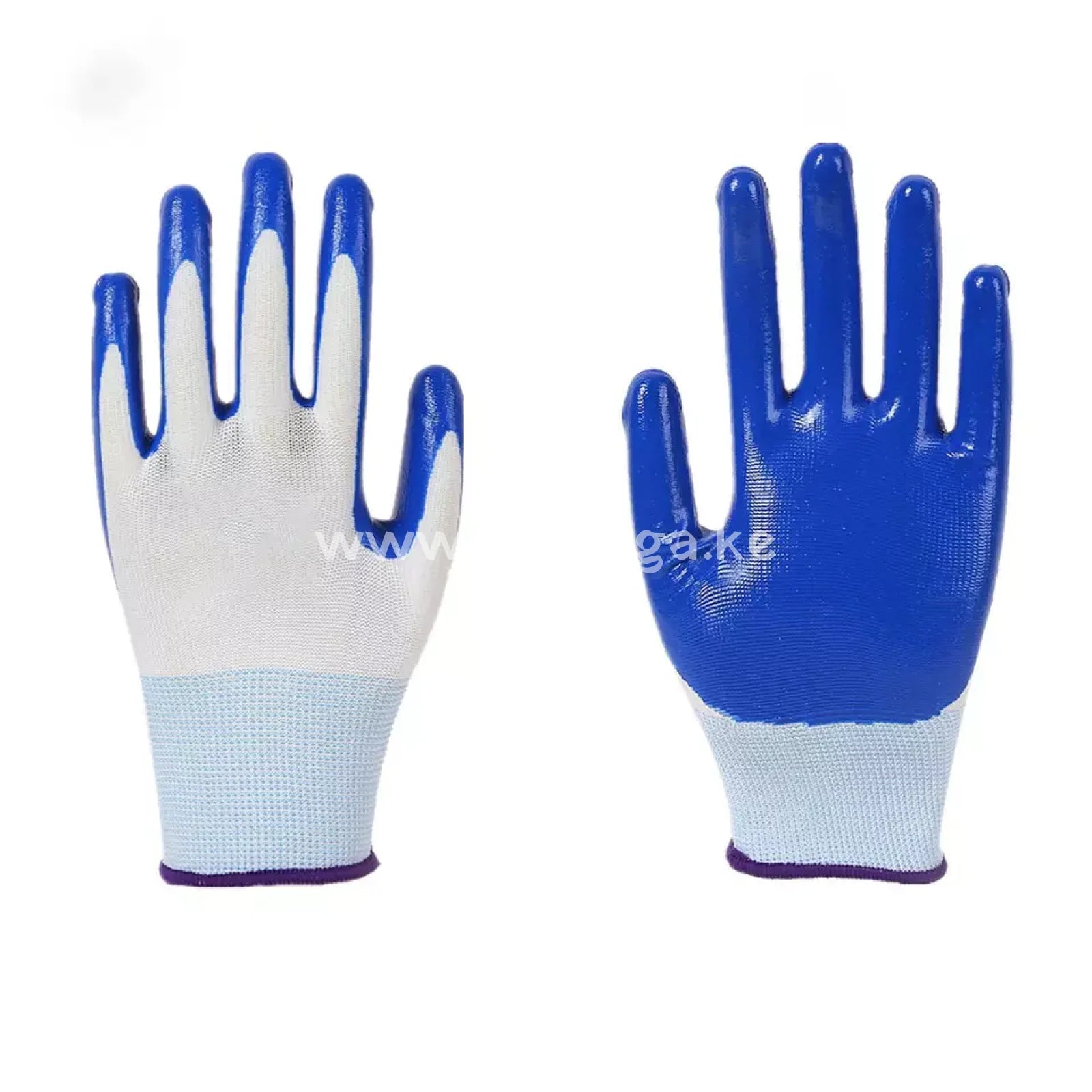 Nitrile Coated Work Gloves Seamless Knit Palm Dipped Safety Grip Glove For Gardening Warehouse