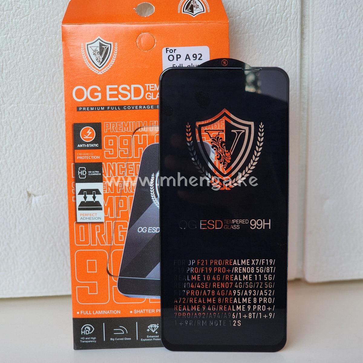 Og Glass Esd Screen Protector Oppo A92 Tempered Protectors Reno 7 8T 5G