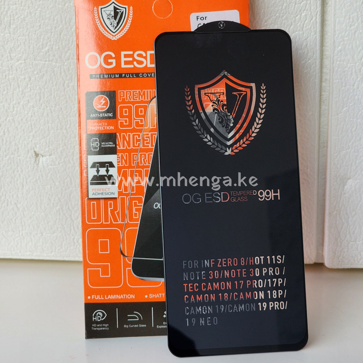 Og Glass Esd Screen Protector Tecno Camon 19 Tempered Protectors Camon19