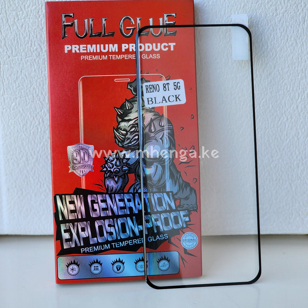 Oppo Reno 8T 5G Screen Protector Samsung Note9 Full Glue 8 T 5 G Tempered