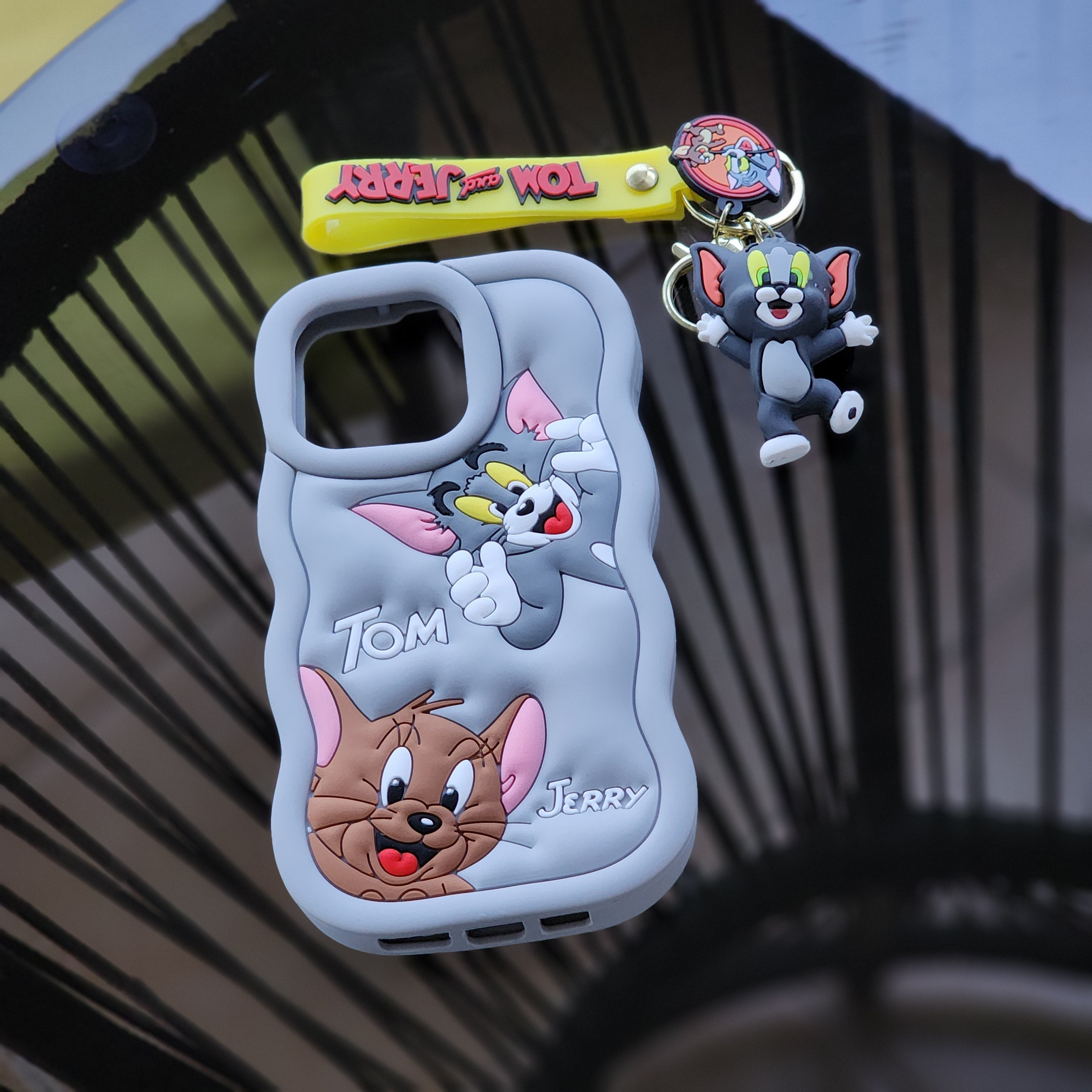 IPhone 12 pro , Liquid Silicon﻿e case Tom & Jerry cases