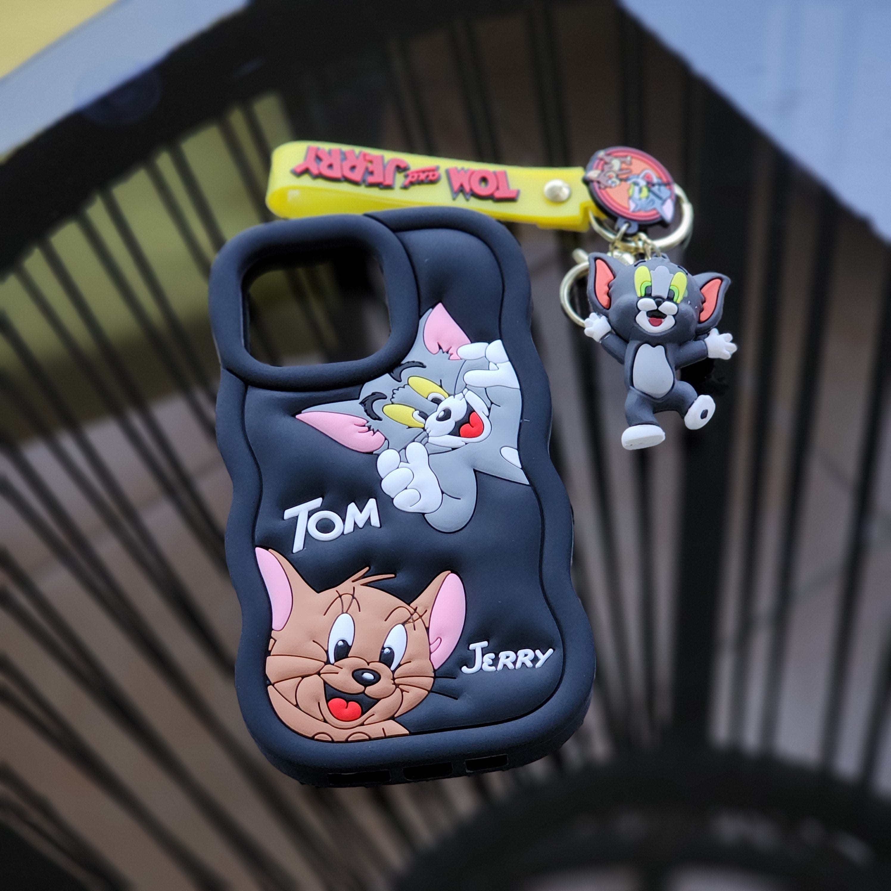 IPhone 12 pro , Liquid Silicon﻿e case Tom & Jerry cases