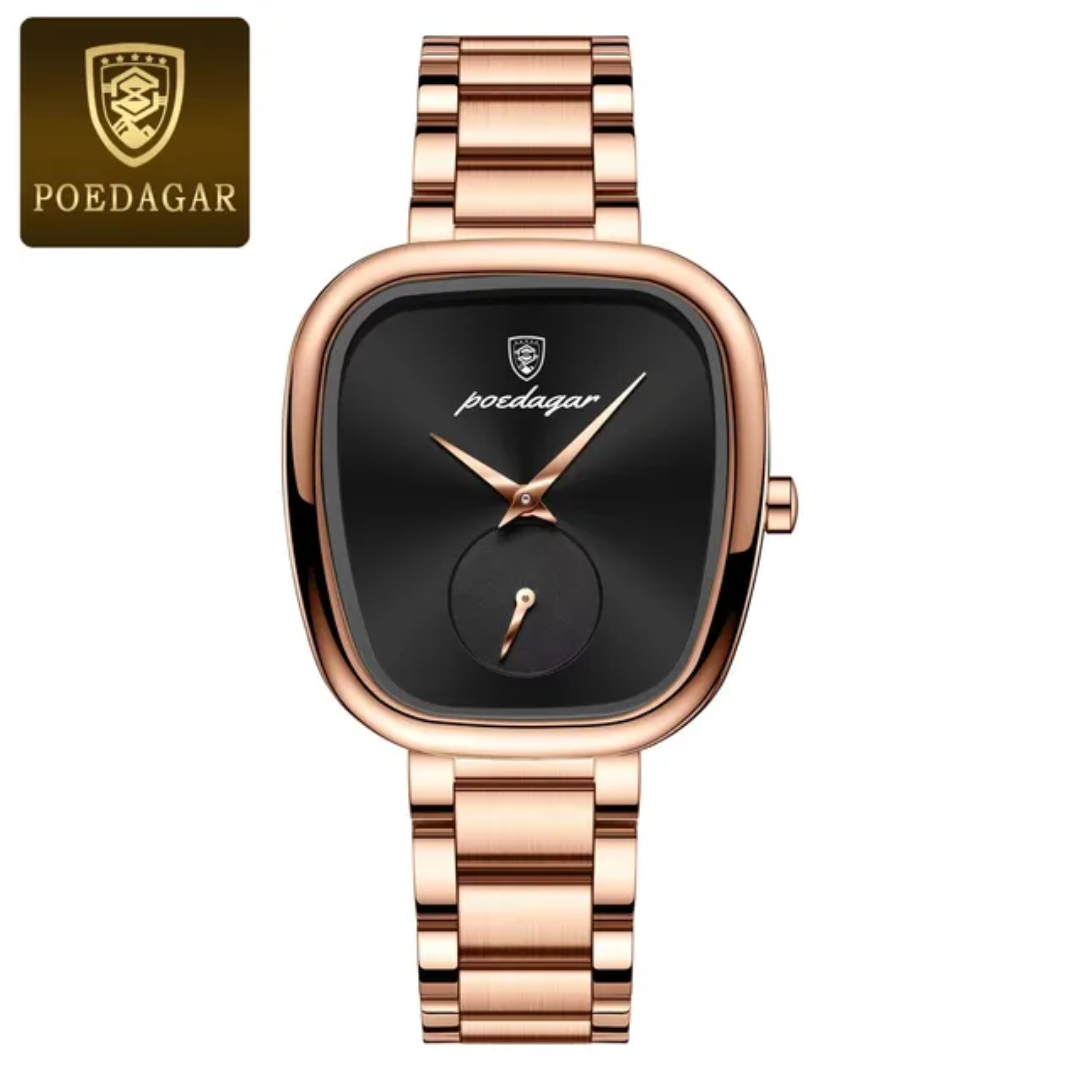 Poedagar 783 luxury watch stainless steel water proof watch