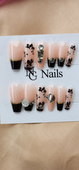 Stick on nails ladies design 2