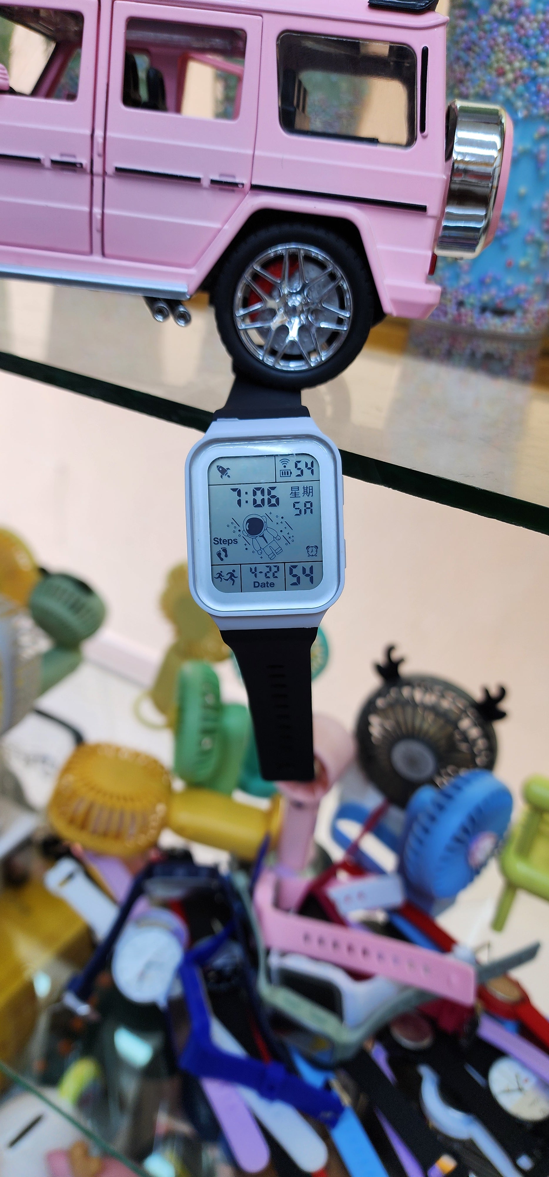 Water resistant digital watch