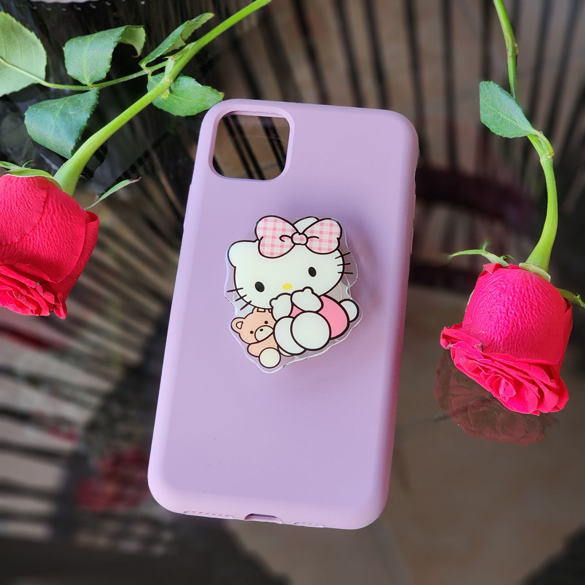 Pop socket hello kitty bear