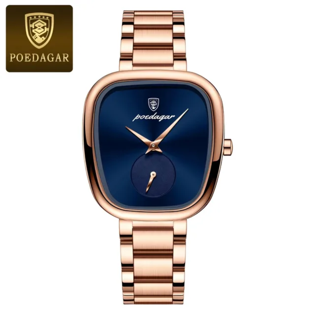 Poedagar 783 luxury watch stainless steel water proof watch