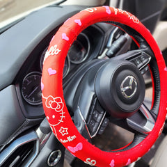 Hello kitty steering cover car covers
