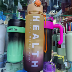 Orange health water bottle