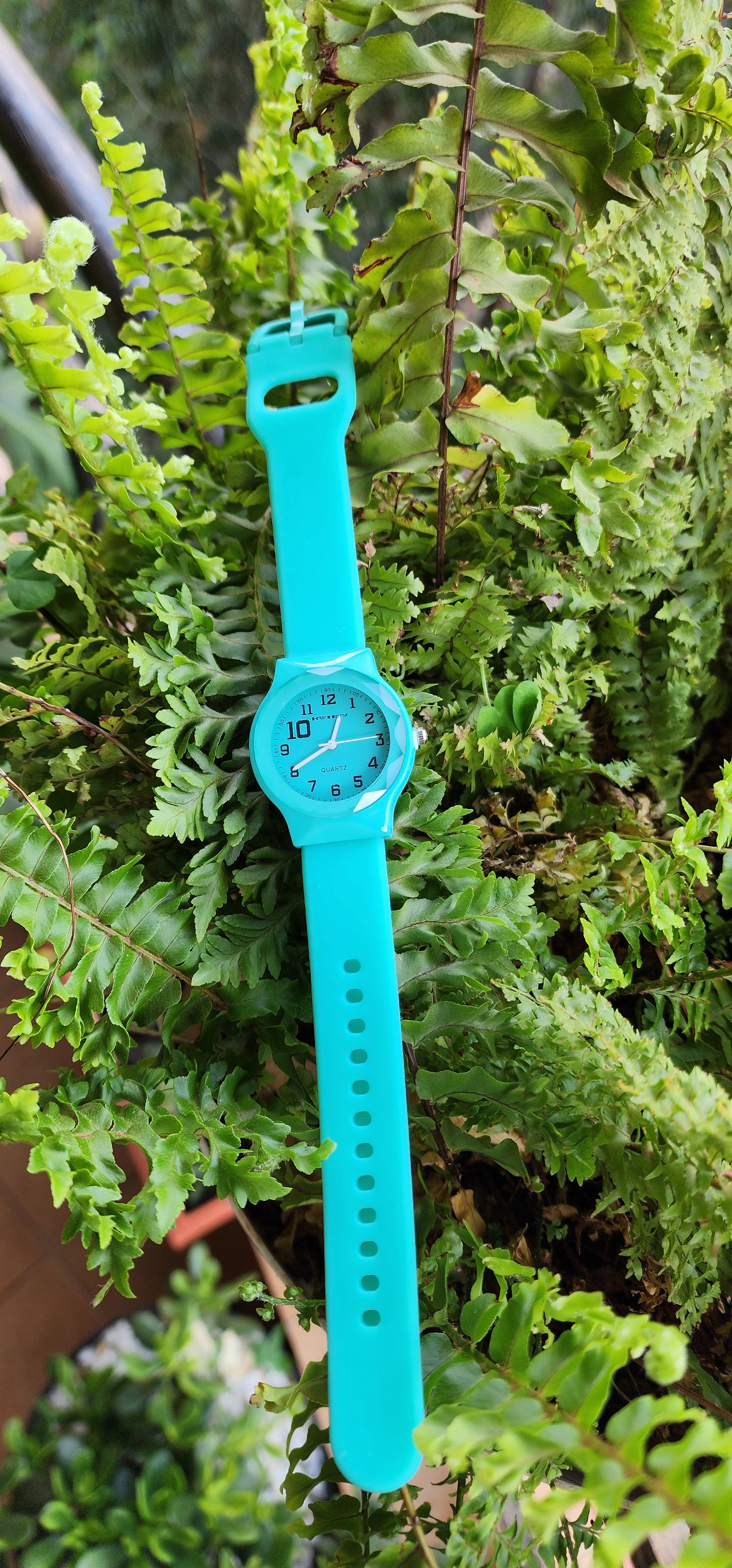 Girls watch cute silicone strap analog watches
