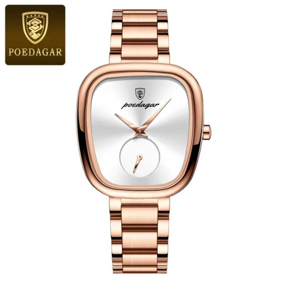 Poedagar 783 luxury watch stainless steel water proof watch