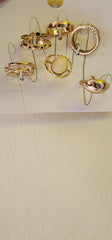 Golden Bloom Stackable Ring Set