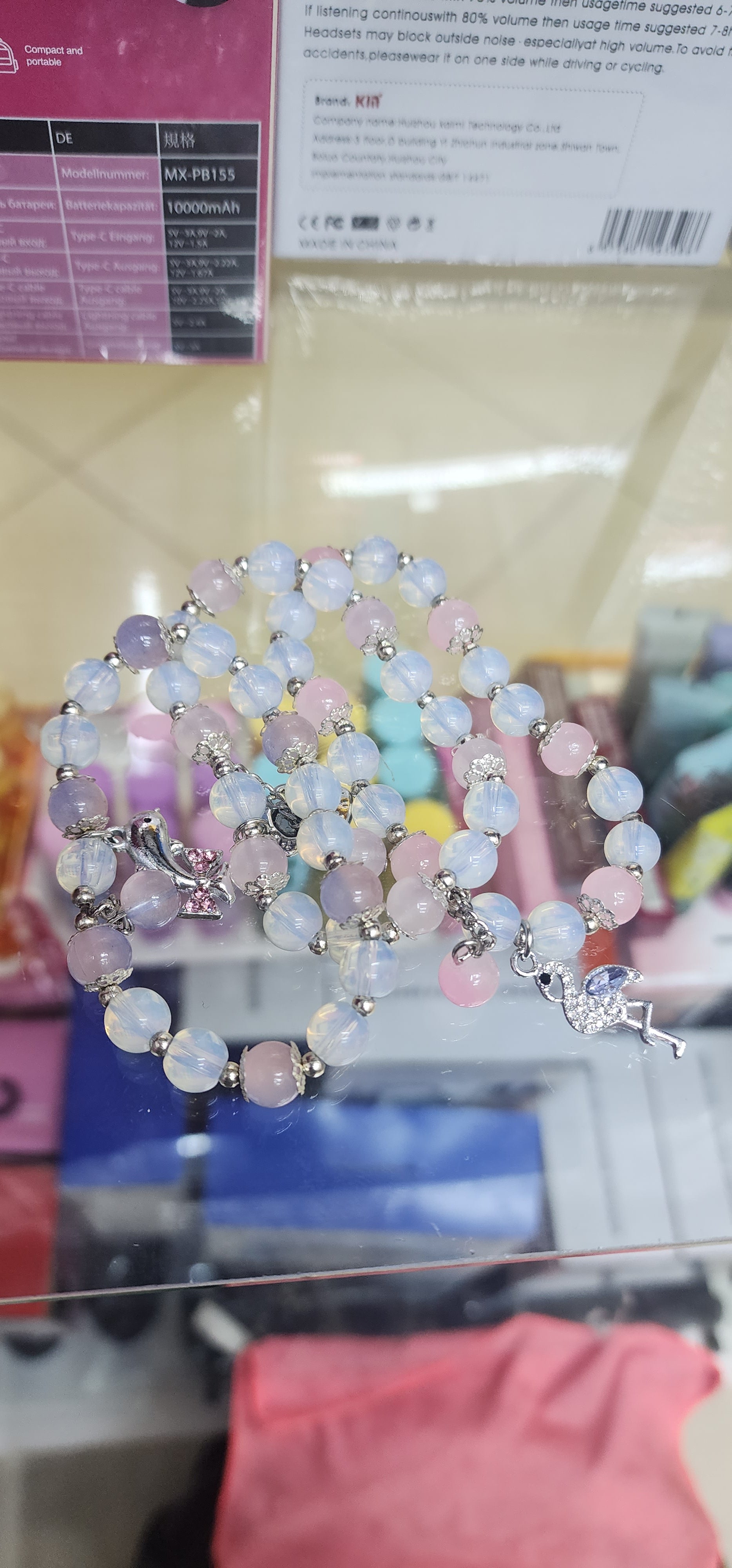 Bracelet with silver charm