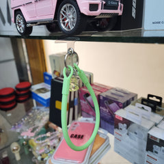 Silicone phone charms with cute bear charm