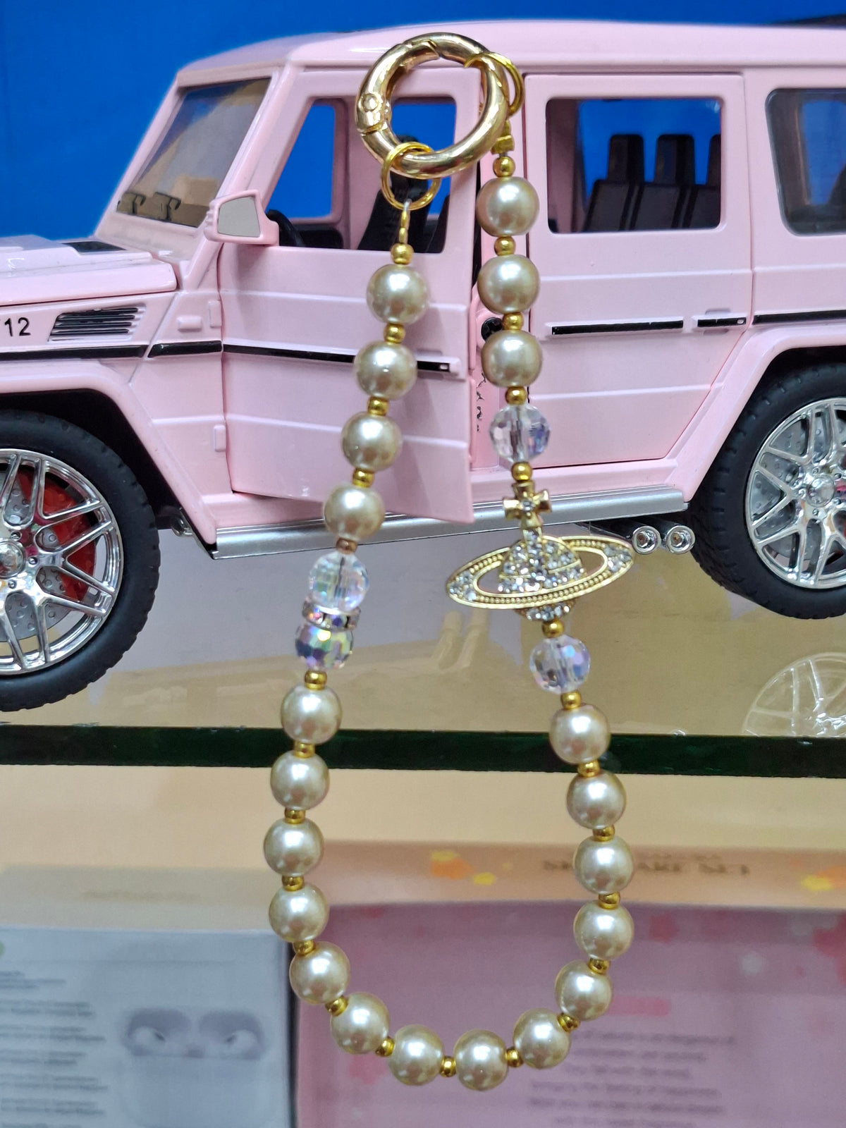 Classy pearl beaded charms