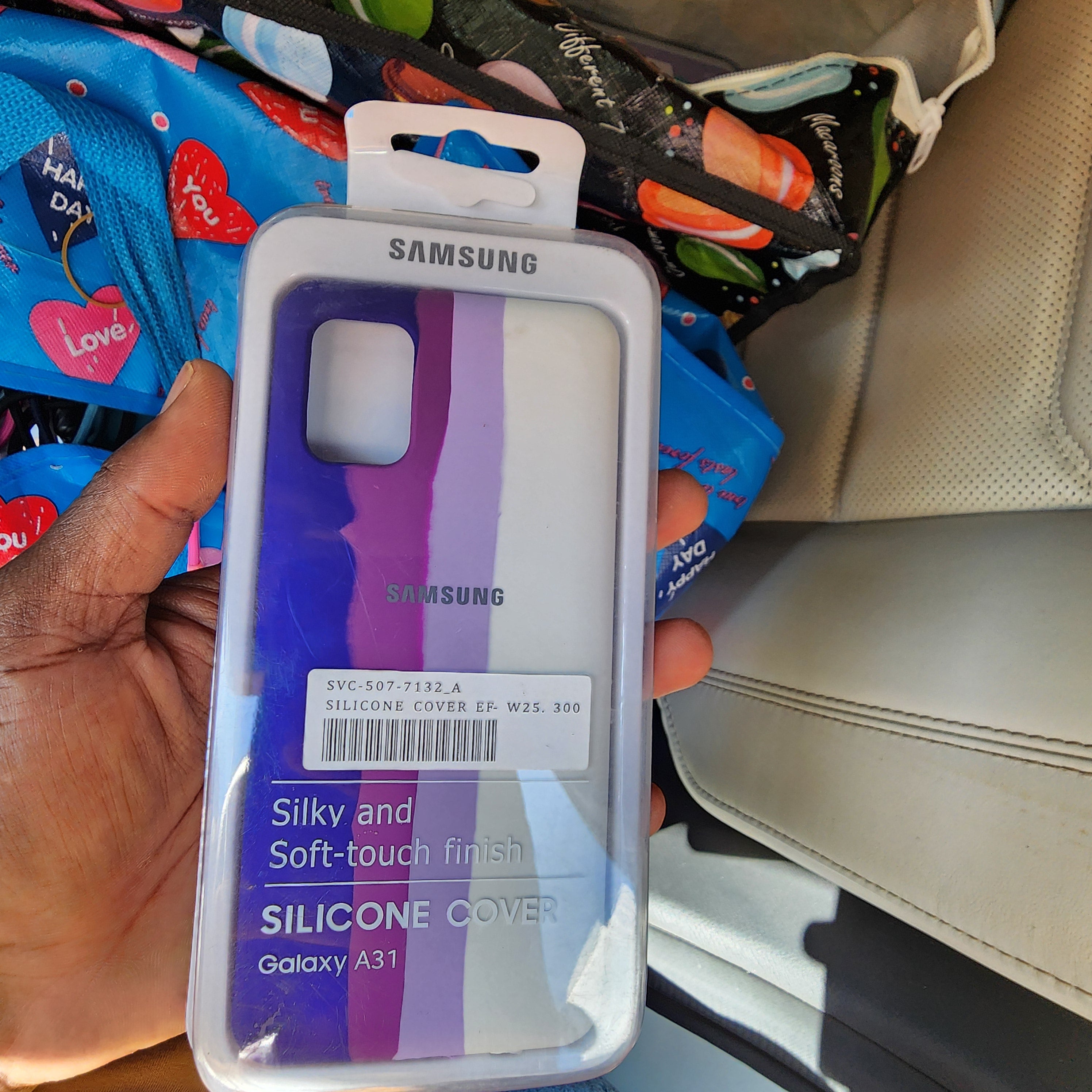 Samsung Liquid Silicon﻿e case  protected camera A31  phone case silicone cases A 31
