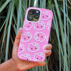 Hello kitty silicone phone case cover IPhone 14 Pro Max