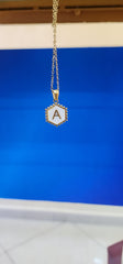 Golden radiance pendant necklaces