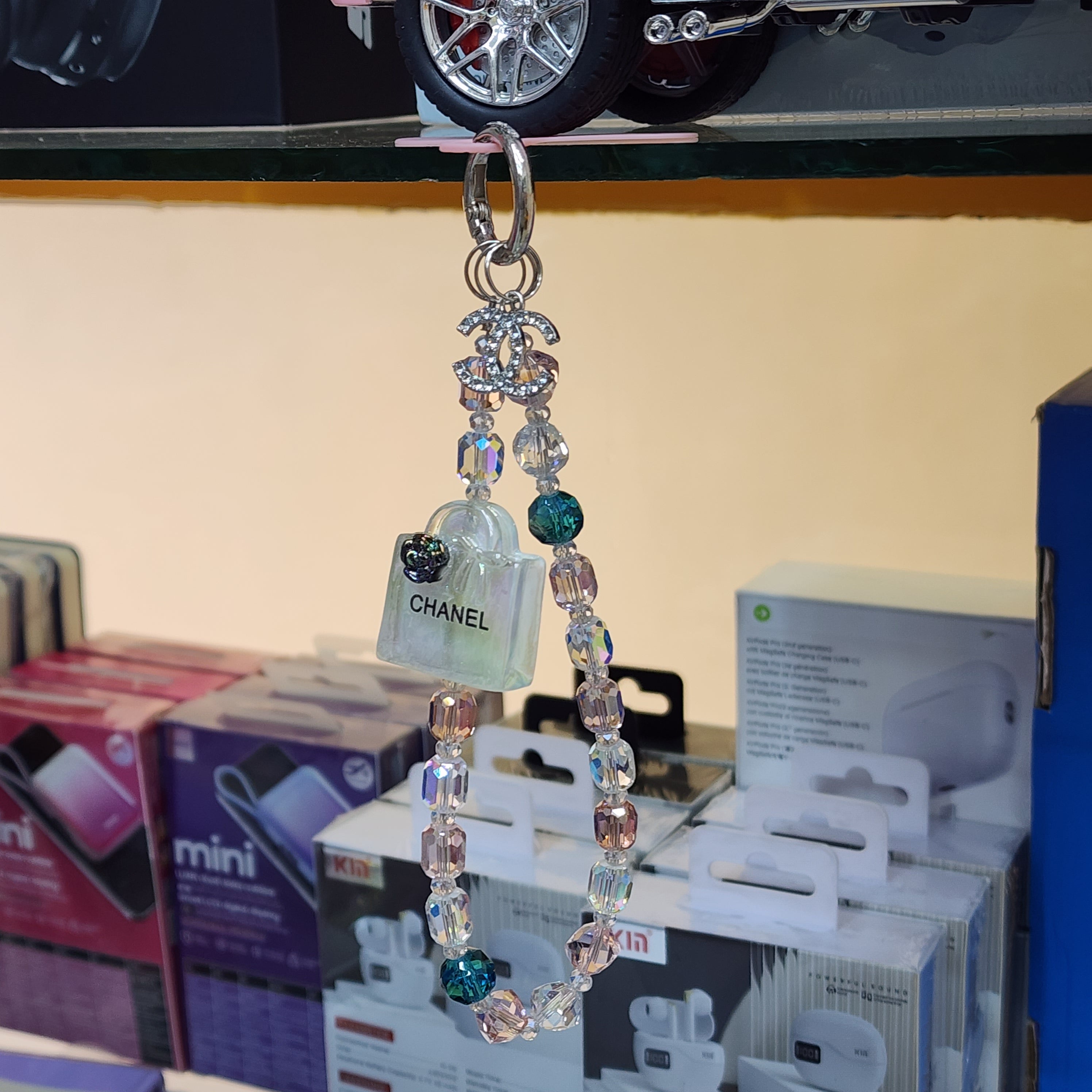 Channel phone charms