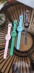 Smart watch analog watches silicone strap