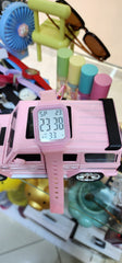 Water resistant digital watch