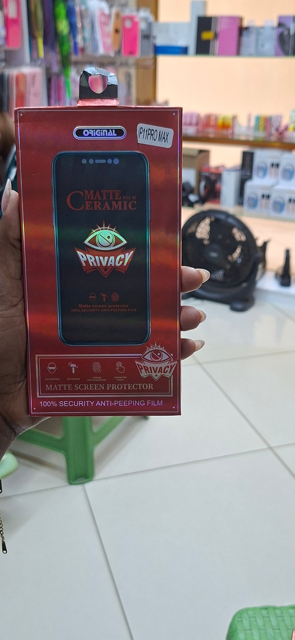 Iphone 11 pro max natte ceramic Screen protector