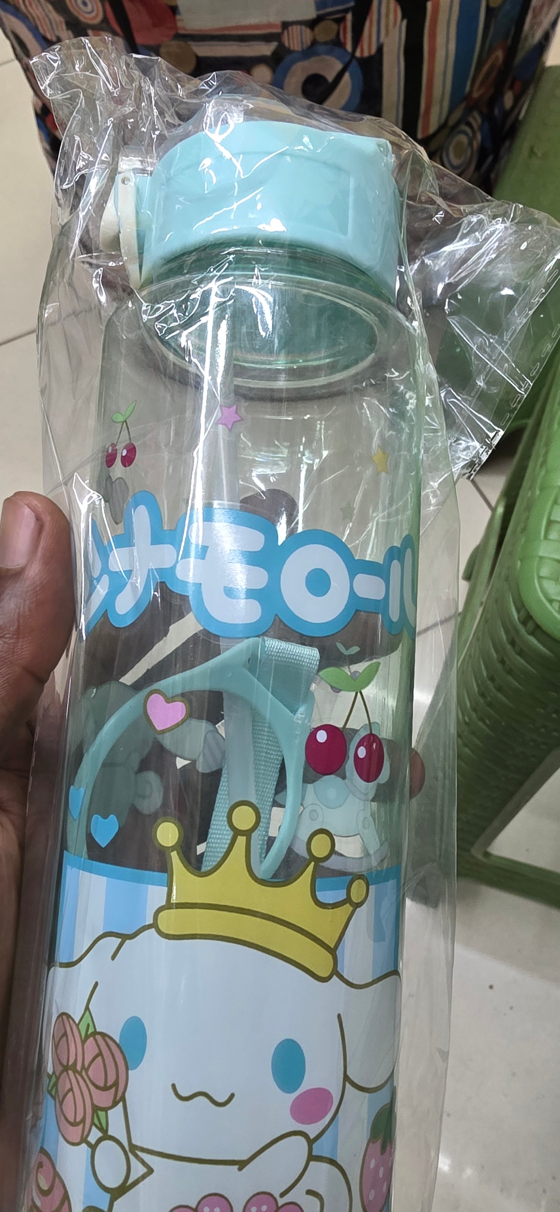 Cinnamon roll water bottle