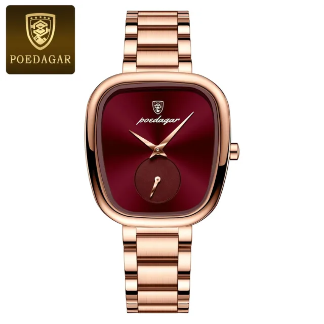Poedagar 783 luxury watch stainless steel water proof watch