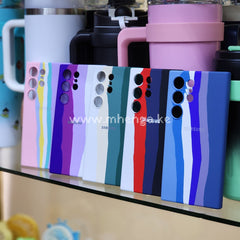 Samsung Galaxy S25 Ultra Case Liquid Silicone, Skin Touch Silicone Gel Rubber S 25 Ultra multi color