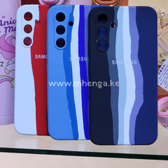 Sam A54 Stripes Silicone Phone Cases A 54 Case