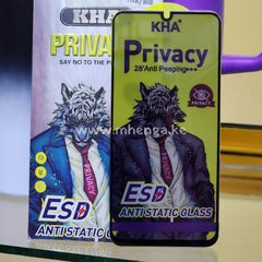 Samsung A 15 Privacy Protector A15 Protectors Glass Full Screen Esd